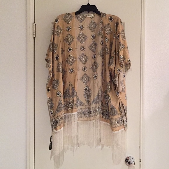 Janice Tops - Janice Women’s Kimono Tunic Cover Top